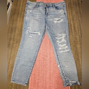American Eagle Next Level Stretch Distressed Jeans